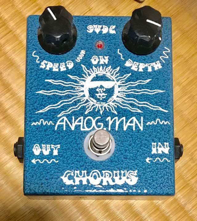 ギター analog man clone chorus
