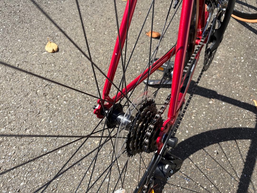 CANOVER レッド ロードバイク ダイヤルロック付き レッド CANOVER