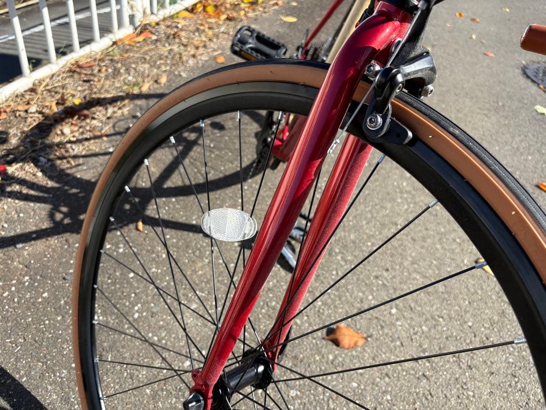 CANOVER レッド ロードバイク ダイヤルロック付き レッド CANOVER