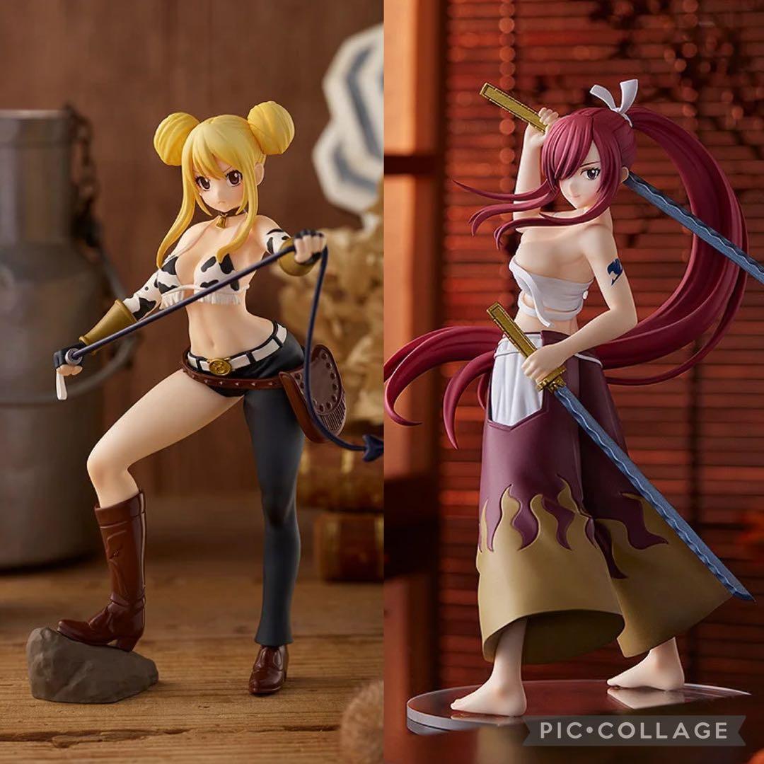 フェアリーテイル　POP UP PARADE ルーシィ　エルザ　フィギュア