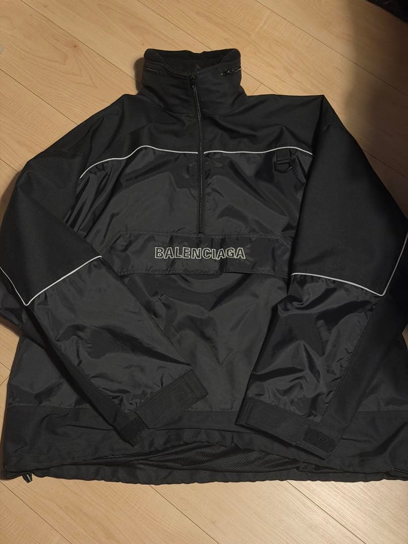 BALENCIAGA バレンシアガ ナイロンジャケット ブラック 44