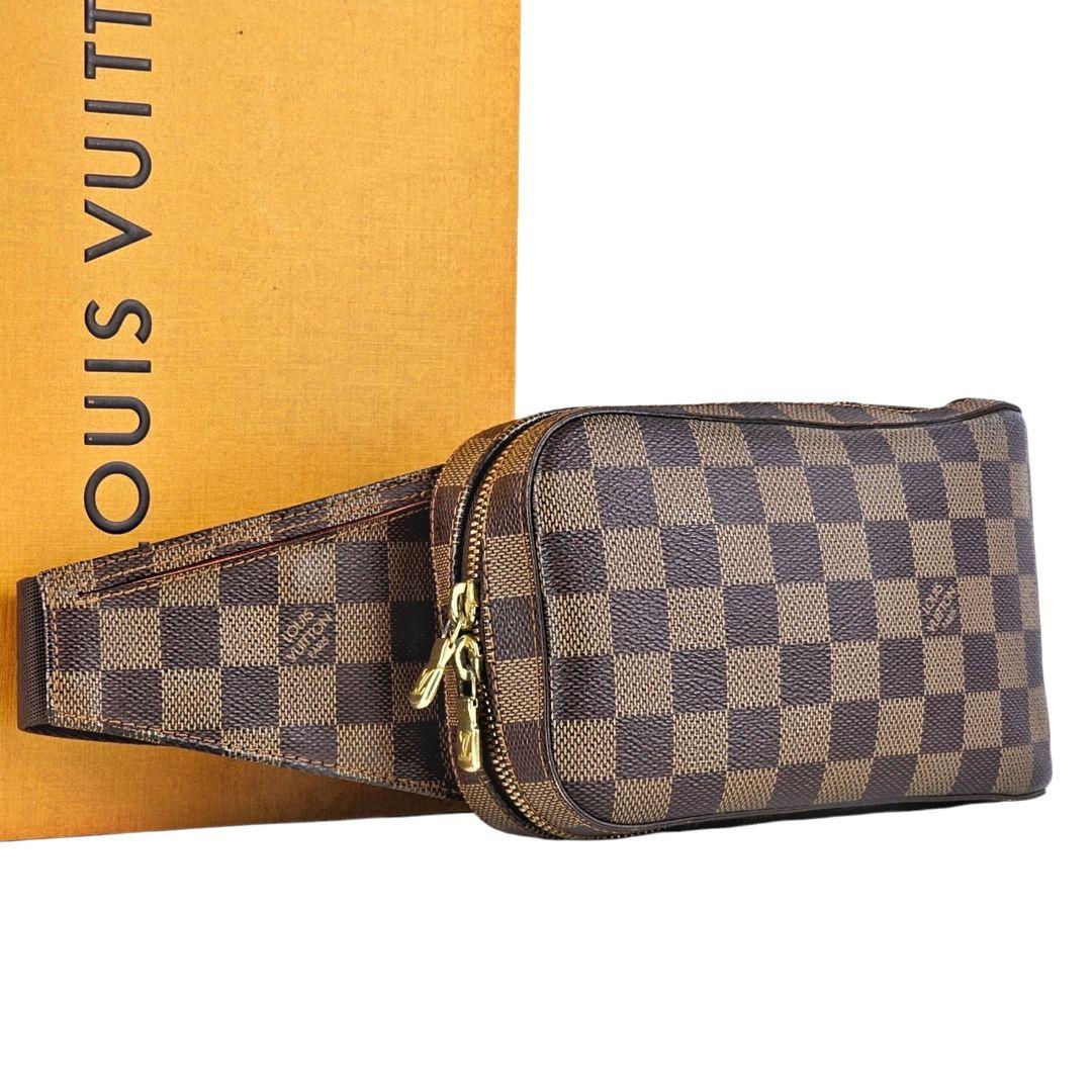 美品 ルイヴィトン ダミエ ジェロニモス ボディバッグ ウエストバッグ LOUIS VUITTON（ルイ・ヴィトン） ジェロニモス N51994 ダミエ ボディ