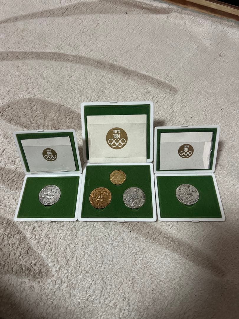 東京1964オリンピックメダル3￼セット