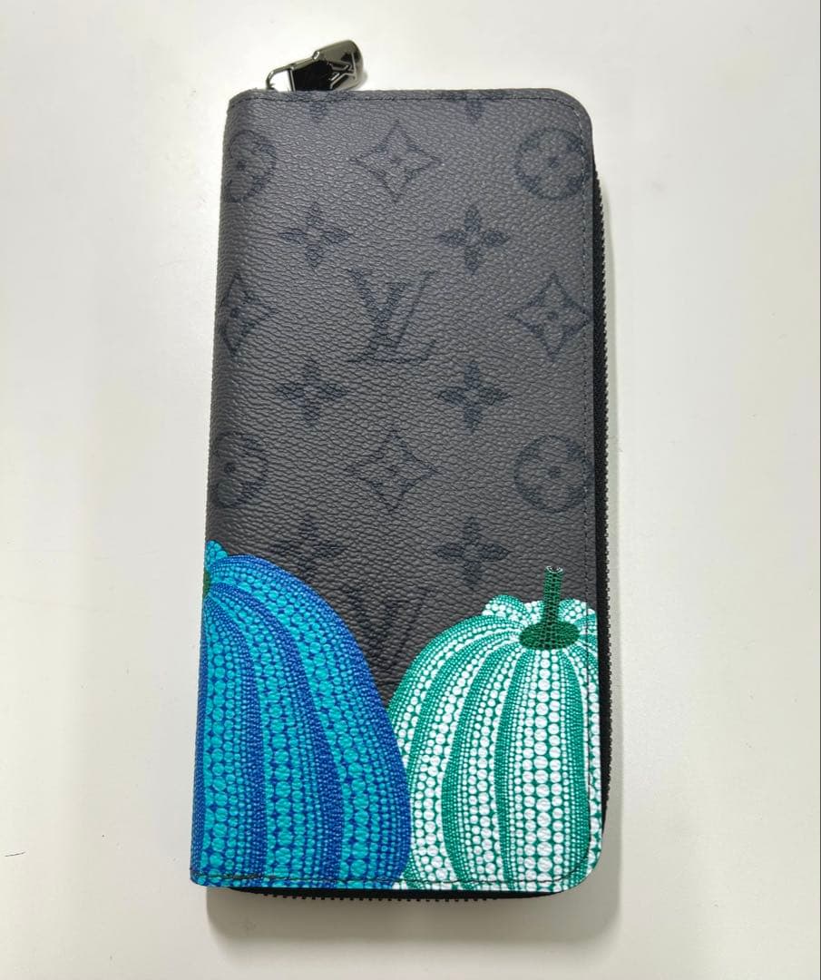 美品 ルイヴィトン モノグラム エクリプス 草間彌生コラボ 長財布 M81971