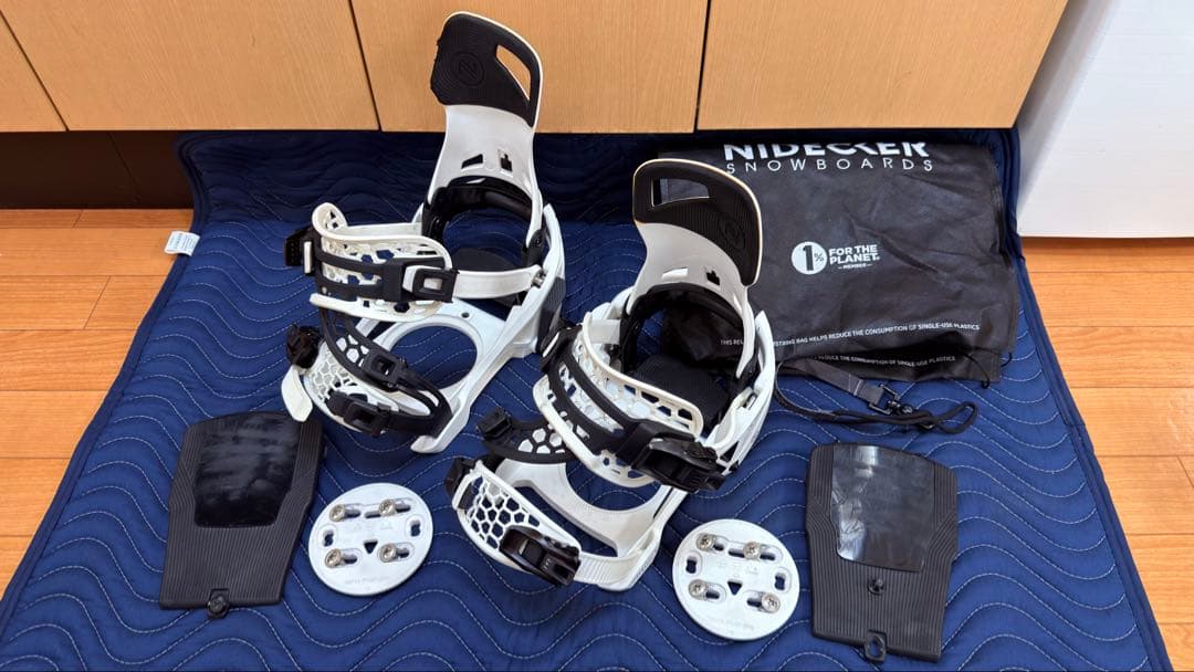 NIDECKER SUPERMATIC 23年モデル ビンディング ホワイト M