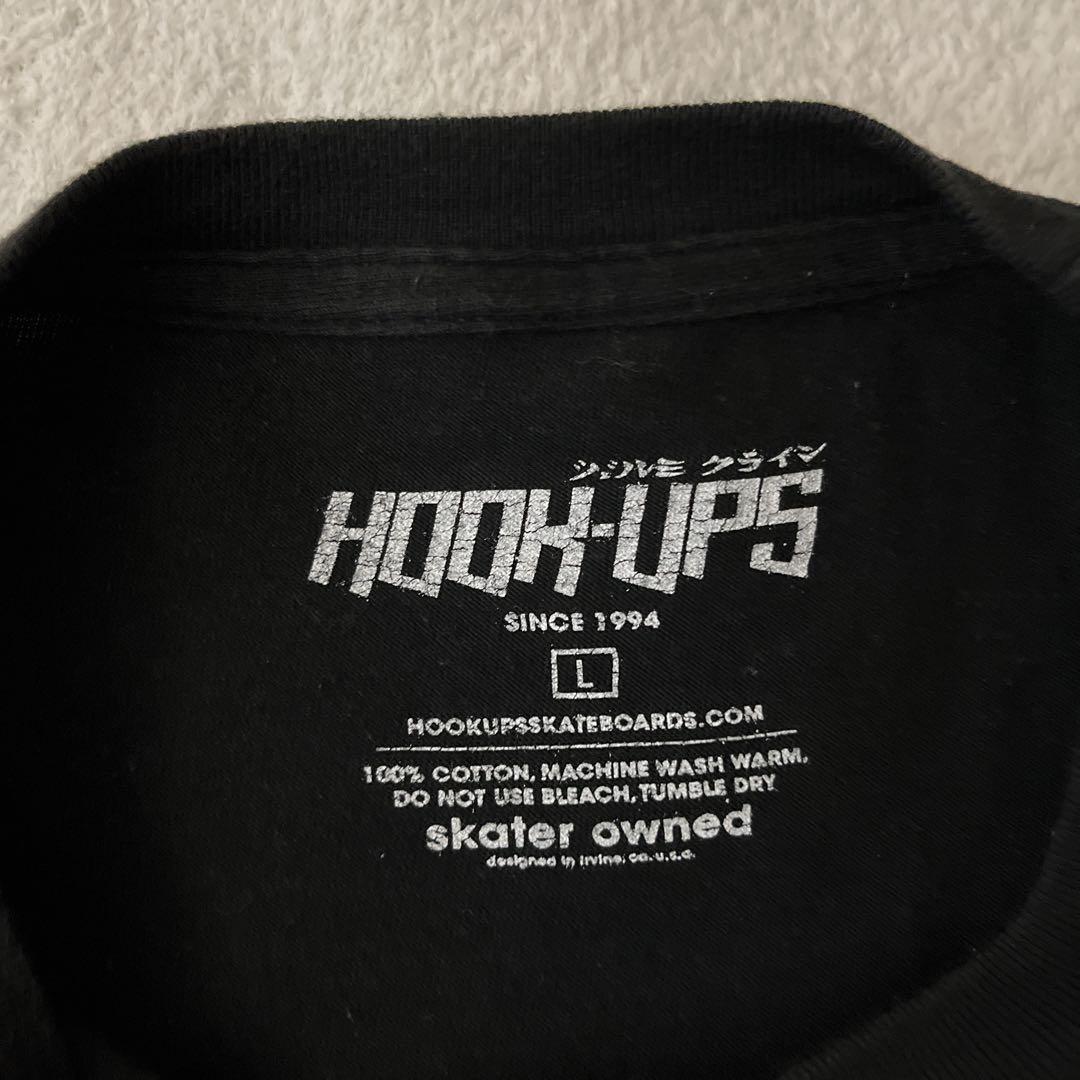ジェルミクライン Hook-Ups Tシャツ エンジェル・ガール ブラック