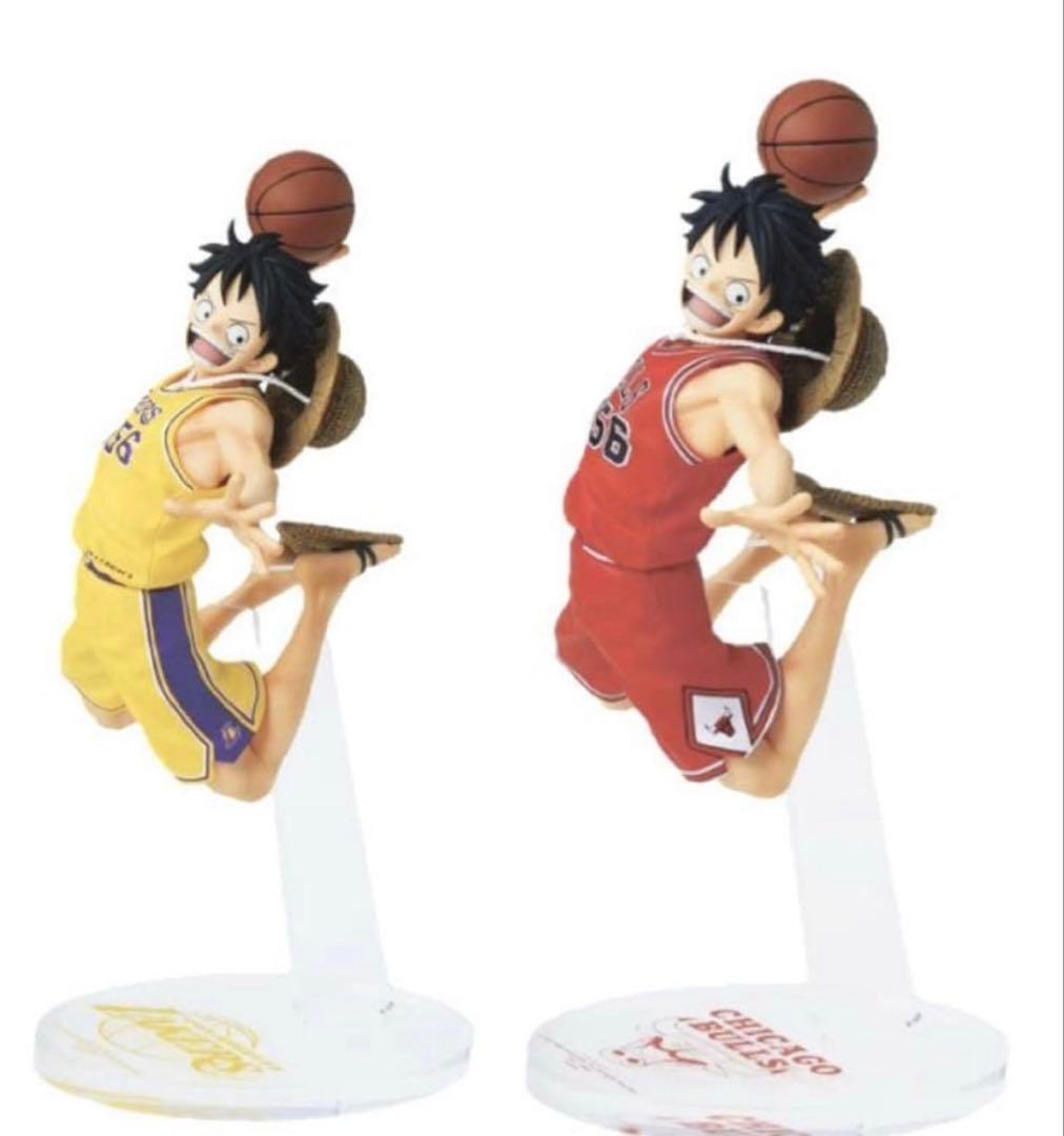 ワンピース NBA ルフィ フィギュア ロサンゼルス レイカーズ シカゴ
