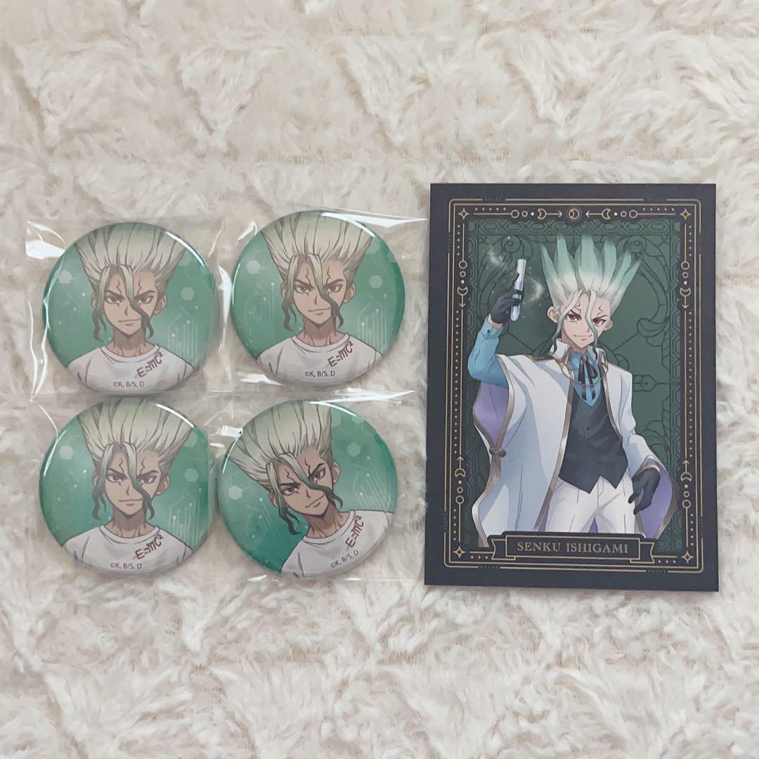 ドクターストーン Dr.STONE石神千空 缶バッジ セット - メルカリ