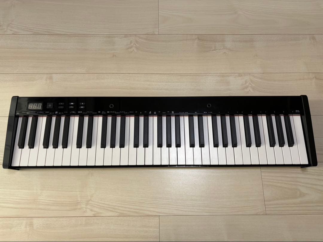 61鍵 電子ピアノ LEDディスプレイ　初心者向け