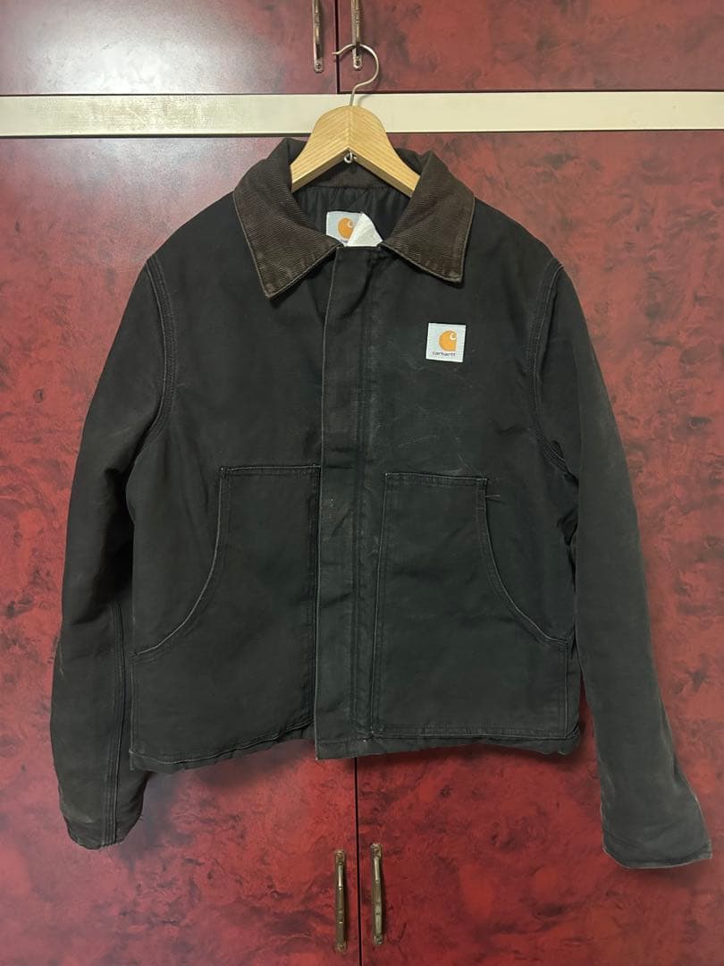 Carhartt ダークブラウン コットンジャケット