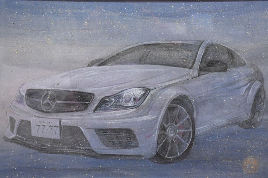 CHC6 真作保証 金子朋樹 悠久の風 金箔仕様 肉筆 日本画 印有 共シール