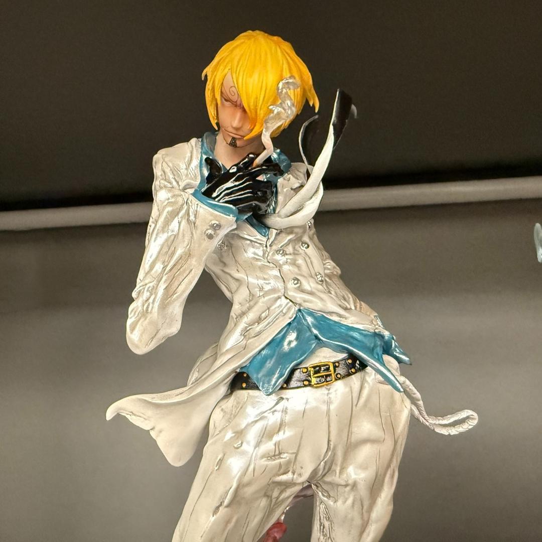 ワンピース サンジ 白スーツ ガレージキット フィギュア 塗装済み完成