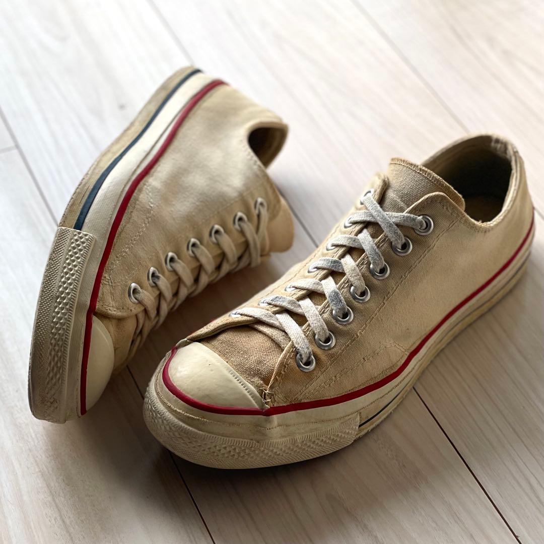 貴重な三ツ星！良い雰囲気！US9！70s コンバース チャックテイラー