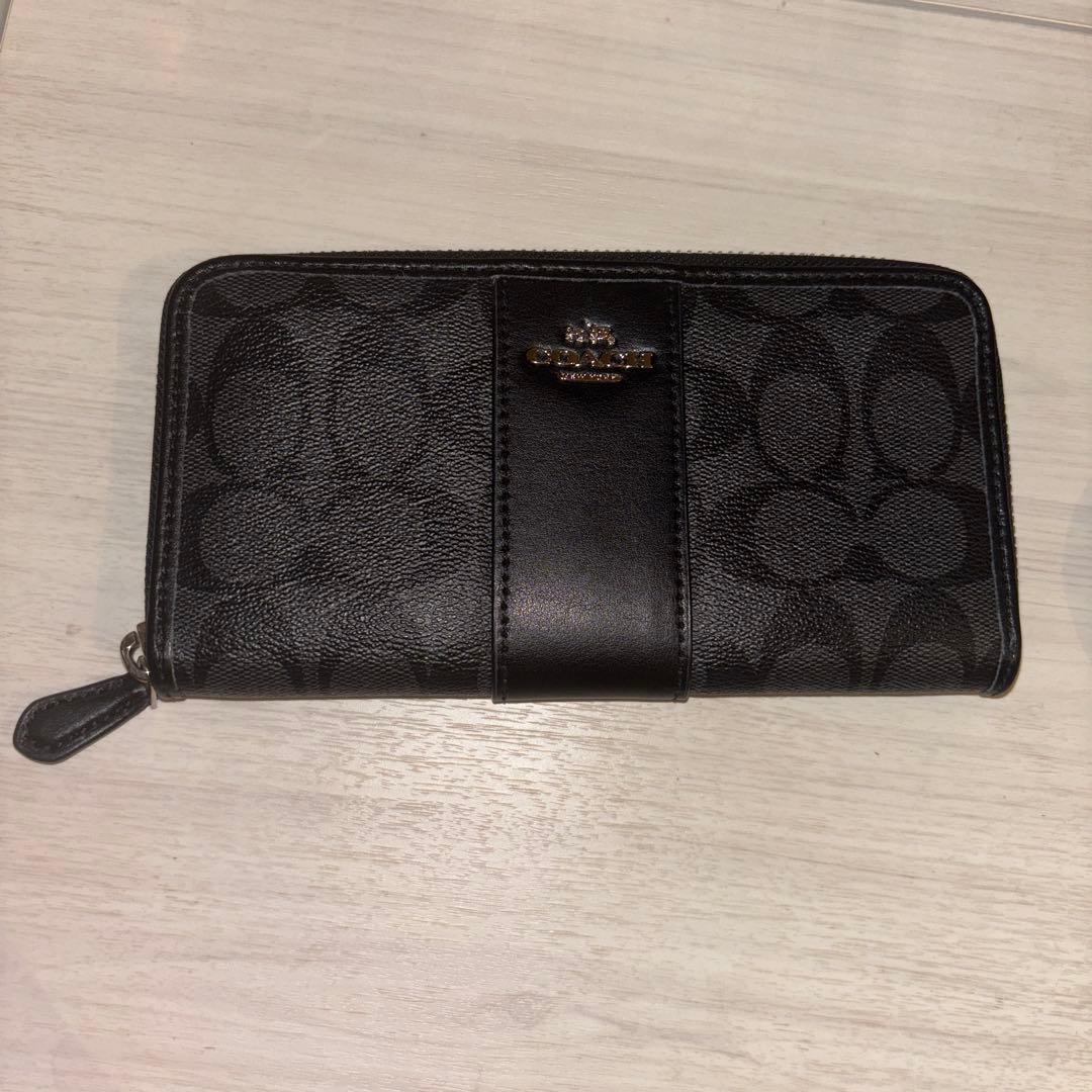 【新品 正規品】COACH ブラック 長財布