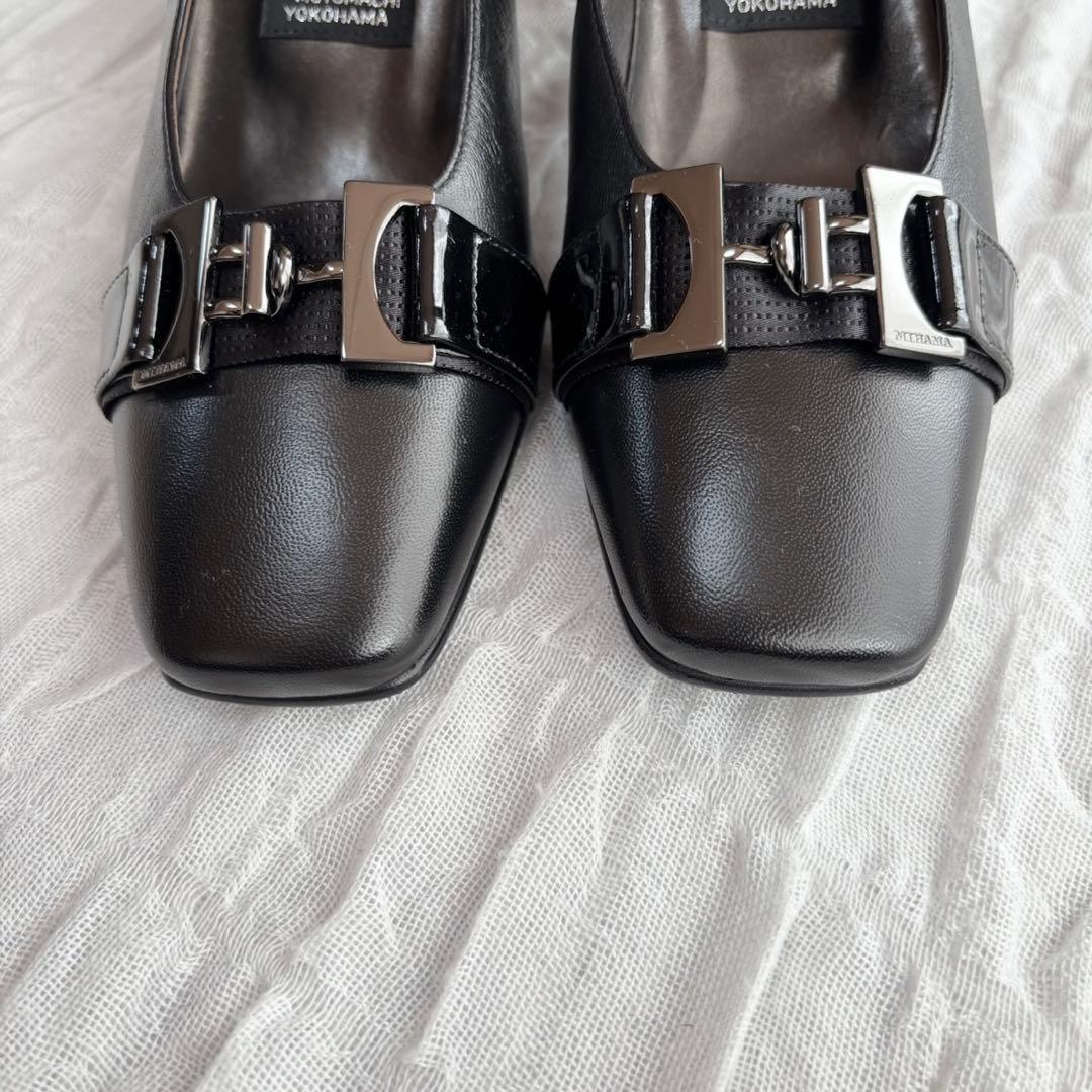 新品未使用】 MIHAMA(ミハマ) パンプス スクエア バックル フォーマル