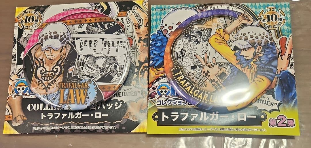 ONE PIECE ワンピース 缶バッジ“HEROES” トラファルガー・ロー - メルカリ