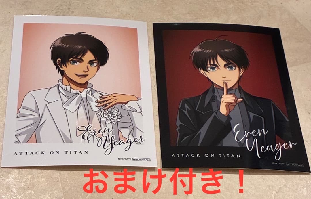 匿名配送】 進撃の巨人 エレン 特典 ブロマイド - メルカリ