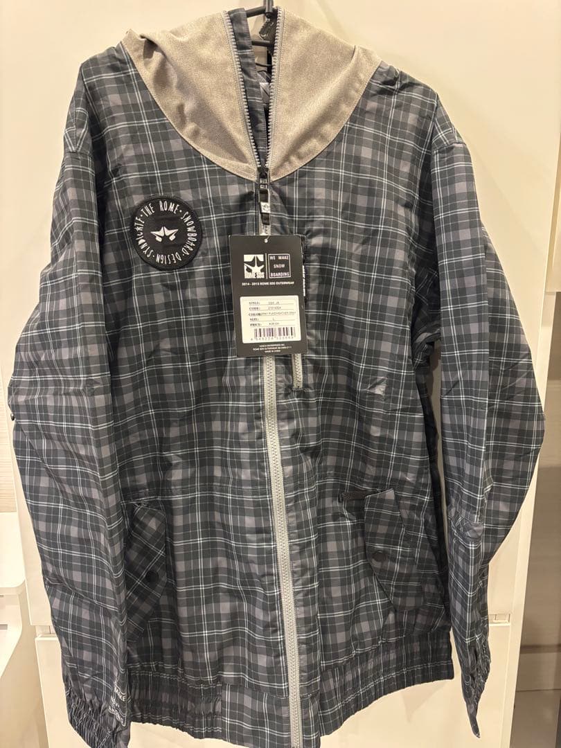 【新品未使用】ROME SDS DSK JK グレーのチェック L