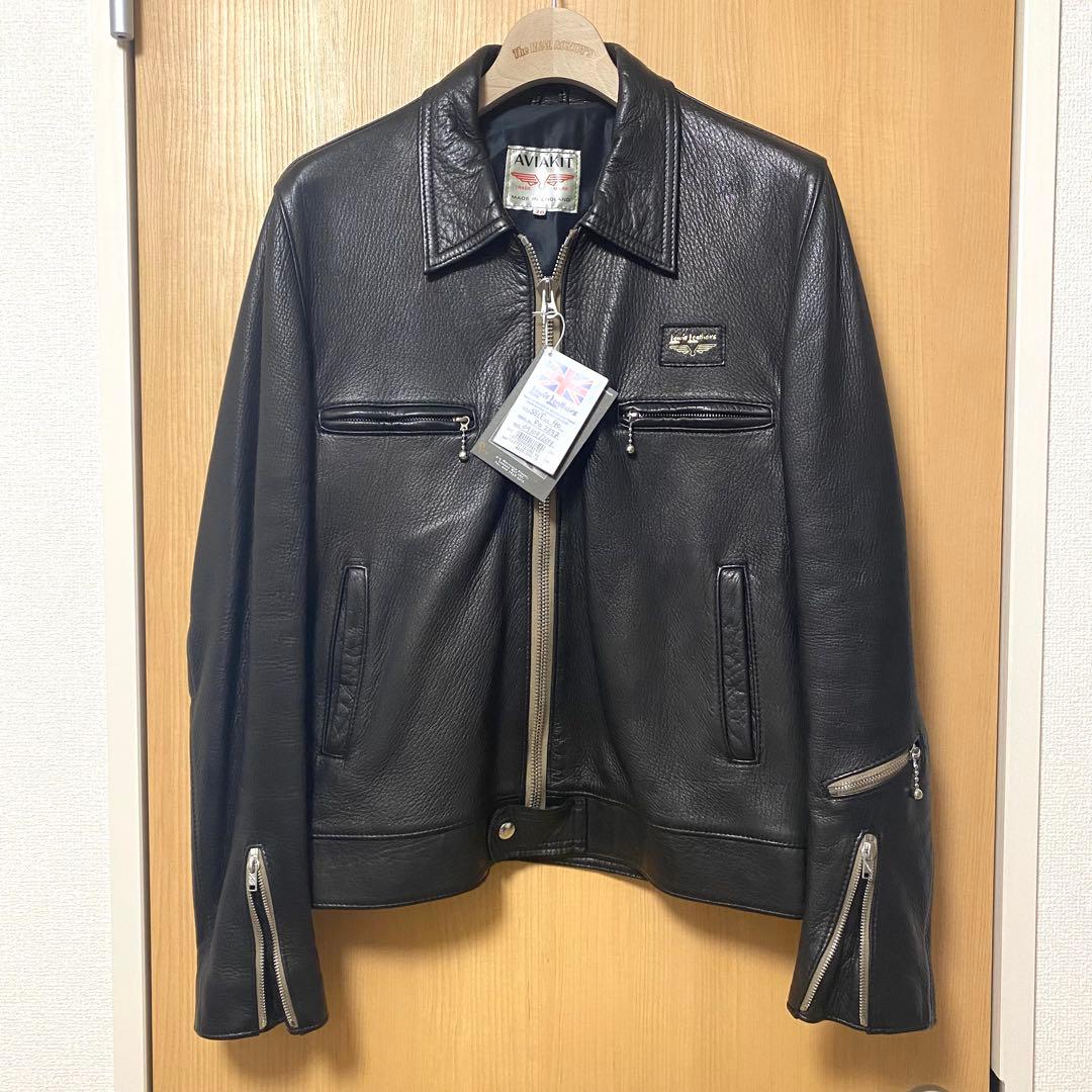 [レア美品]ルイスレザーリアルマッコイズドミネーター40ディアスキン黒