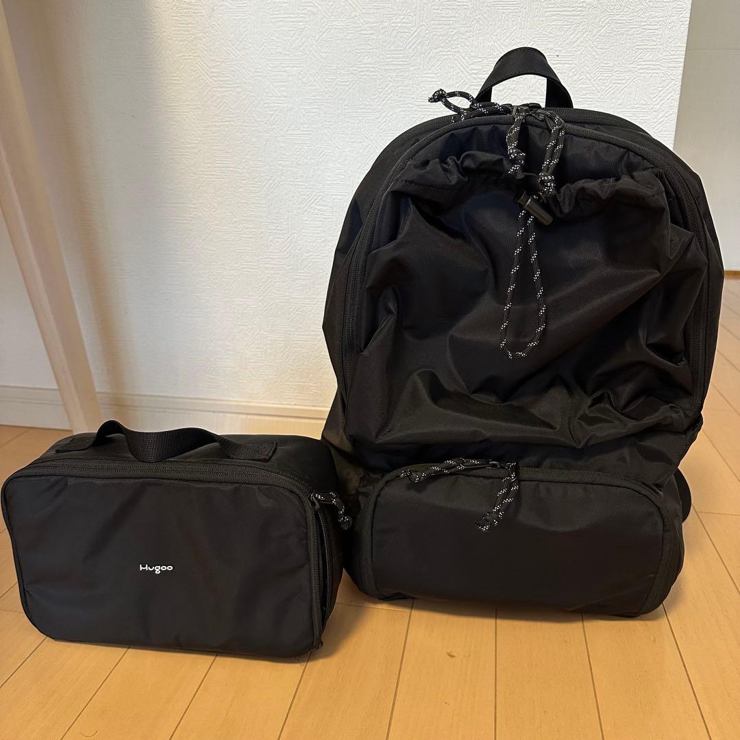 Hugoo ハグー マザーズバッグ リュック 保冷保温ポーチ付き - メルカリ