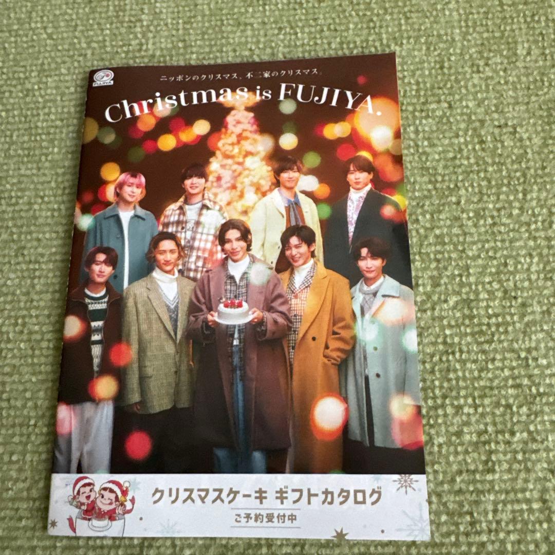 SnowMan不二家クリスマスケーキカタログ2025年 - メルカリ