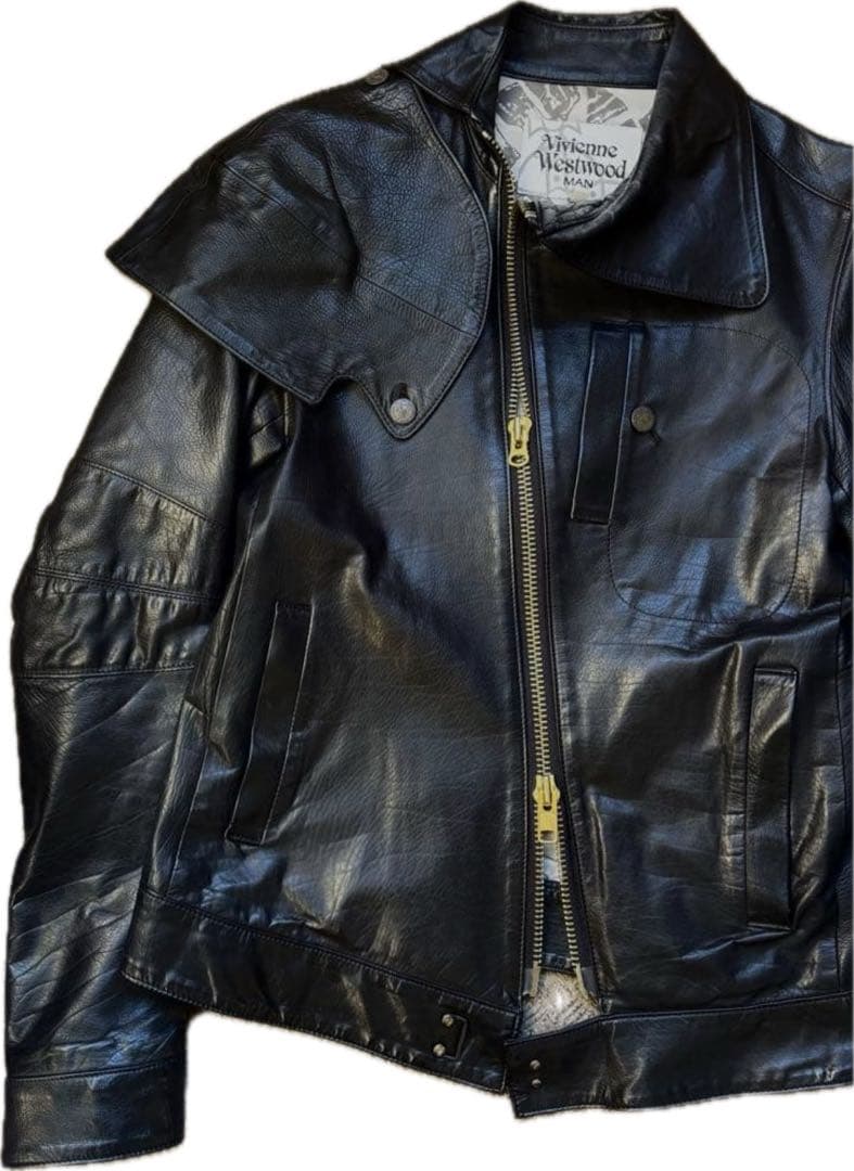 超希少】Vivienne Westwood Leather Jacket 44 - メルカリ