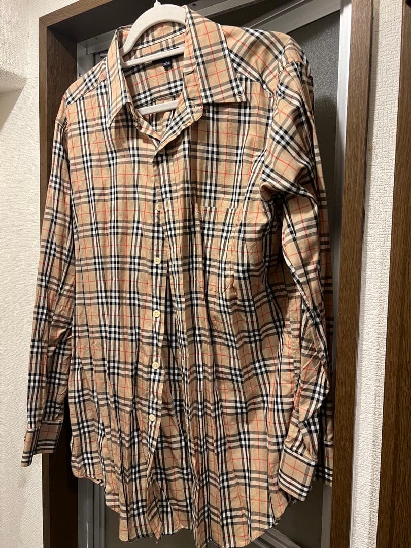 BURBERRY チェック柄 長袖シャツ Lサイズ
