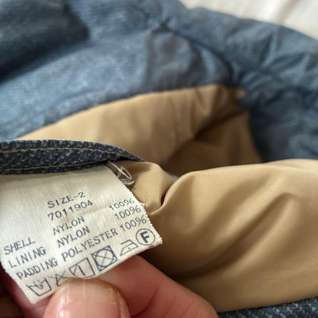 45R フロートスムースジャケット 中綿入りブルゾン ブルー - メルカリ