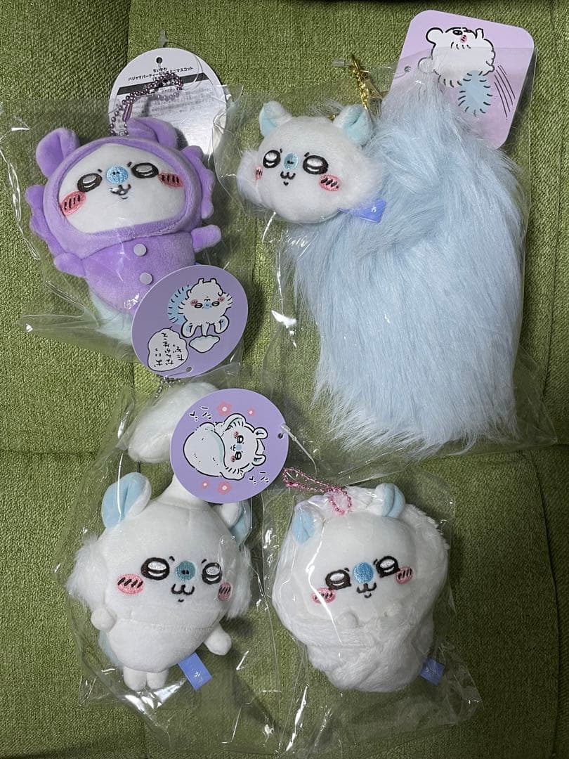 ちいかわ　モモンガ　パジャマ　寄生　おくるみ　マスコット ちいかわ フンワリ・・・モモンガおくるみマスコット | ちいかわ