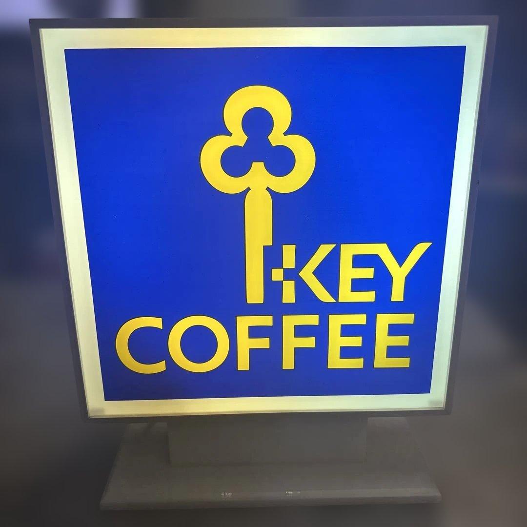 ケン‼️キーコーヒー　レトロ　電飾看板