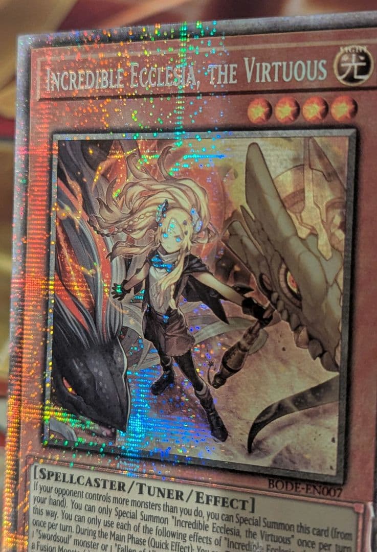 【希少】遊戯王 白の聖女エクレシア　スターライトレア　英語版　美品　1st