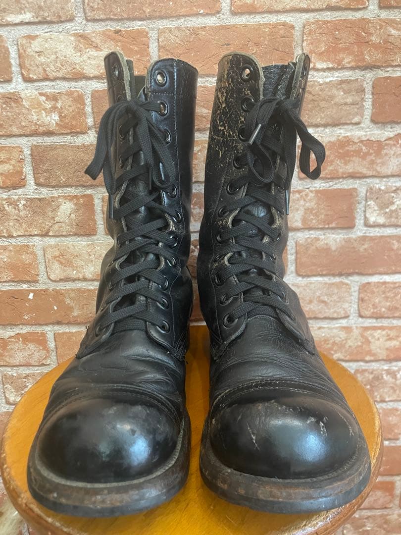 60s ビンテージ　アーミーブーツ　茶芯　ジャンプブーツパラトルーパーサイズ9R