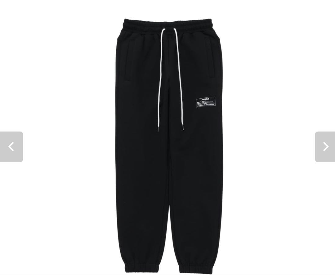 萩原祐介さんコラボ セットアップ PROFILE 黒 Lサイズ