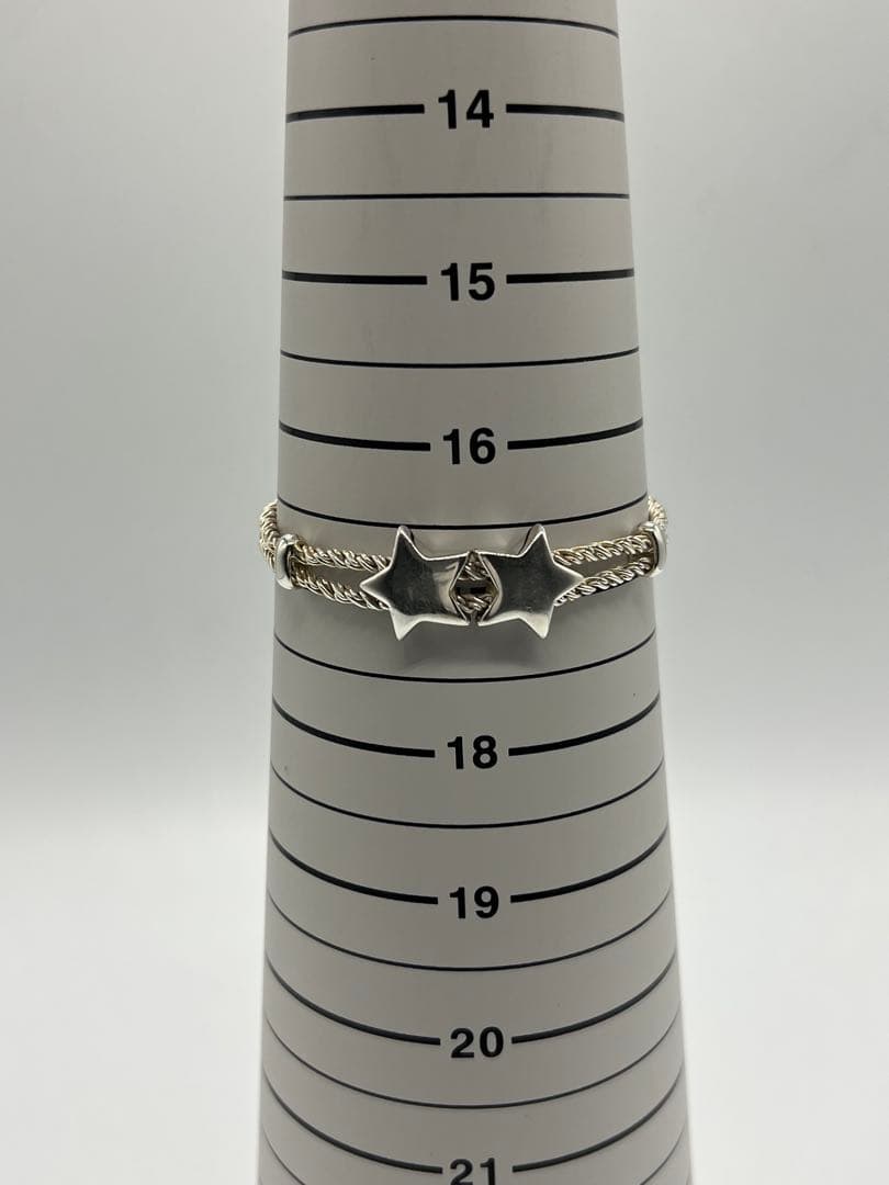 ティファニー TIFFANY ダブルロープ ダブルスター ブレスレット SV