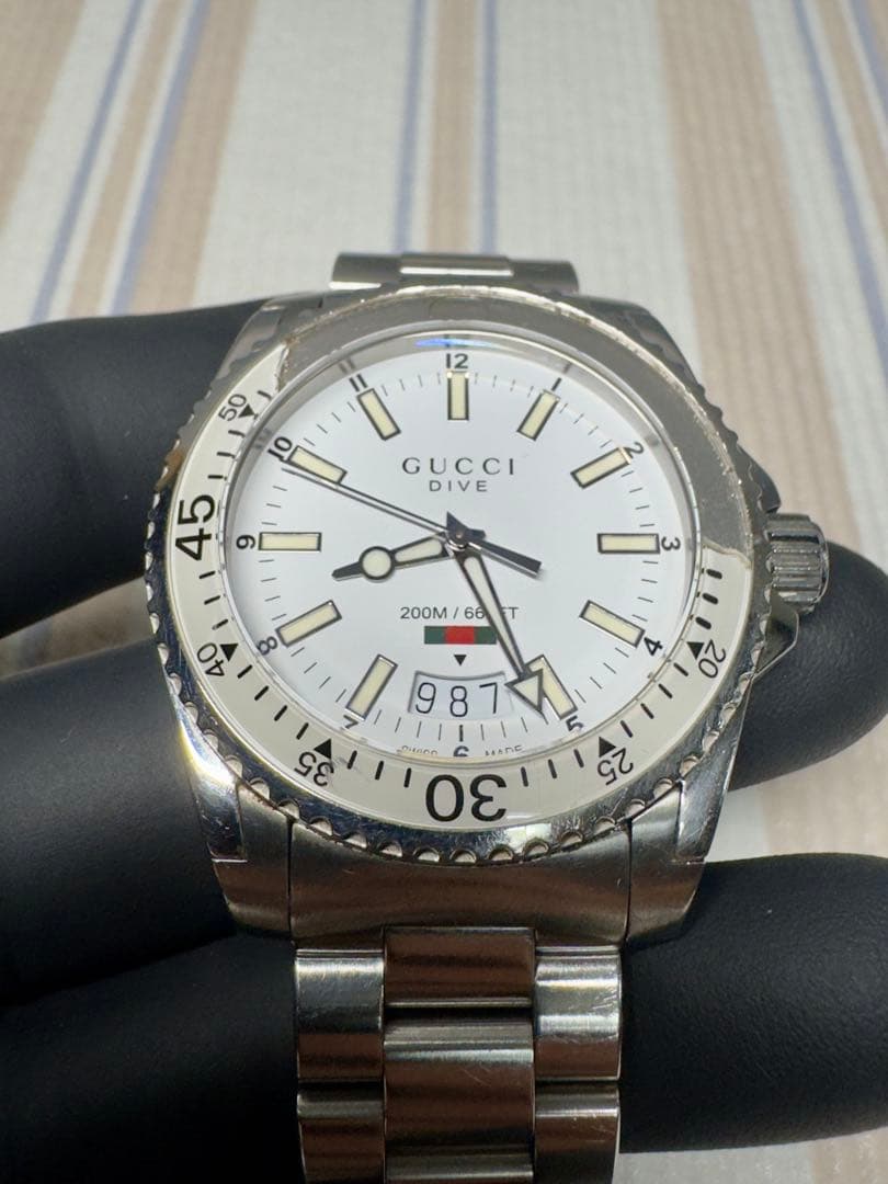 GUCCI DIVE 腕時計 200M防水 ステンレス GUCCI（グッチ） 爆買 week最大P20＋7 メンズ 時計 ダイブ DIVE 自動巻