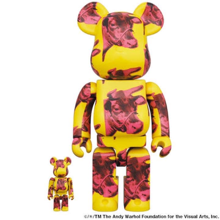 アンディ・ウォーホル ベアブリック “Cow Wallpaper”