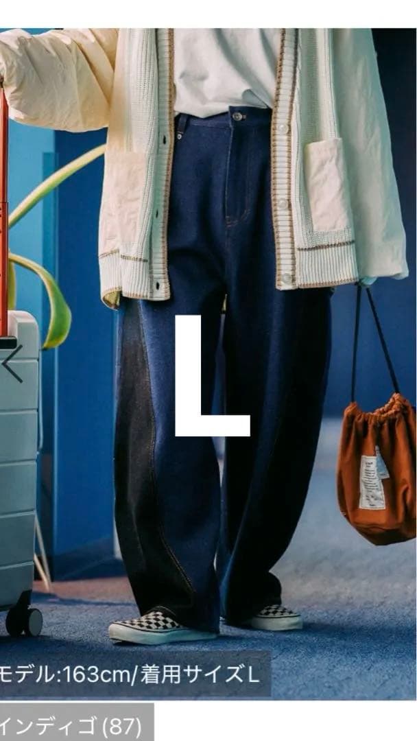 新品ニコアンド　be with M Misayo デニムパンツ