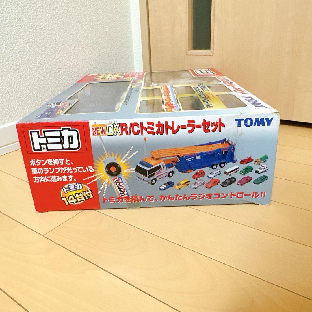 未開封】NEW DX R/Cトミカトレーラーセットトミカ14台付 - メルカリ