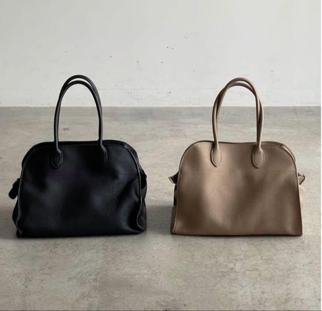 jistory レザーボストンバッグ ベージュ 中古・古着通販】JISTORY (ジストリー) SIDE BELT BOSTON BAG ベージュ