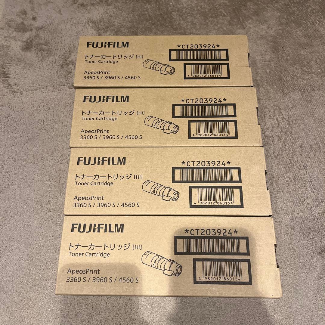 FUJIFILM トナーカートリッジ CT203924 4個セット