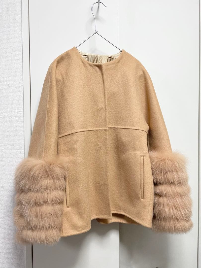 Siyi Lau 様 Drawer ドゥロワー コート ジャケット ファー - メルカリ