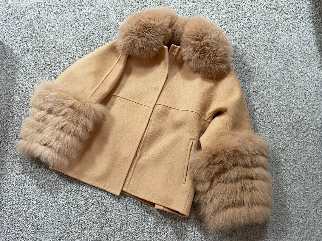 Siyi Lau 様 Drawer ドゥロワー コート ジャケット ファー - メルカリ