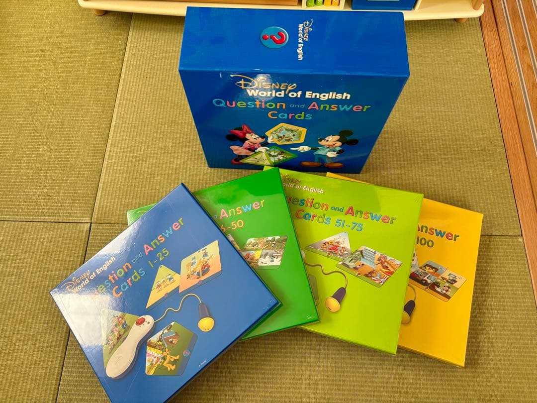 DWE ディズニー英語システム Q&Aカード(2023年3月購入)
