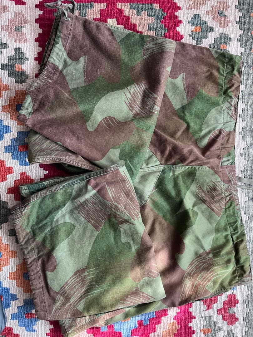 50's 超希少 ベルギー軍 ブラッシュカモ 前期ブラッシュストロークカモ