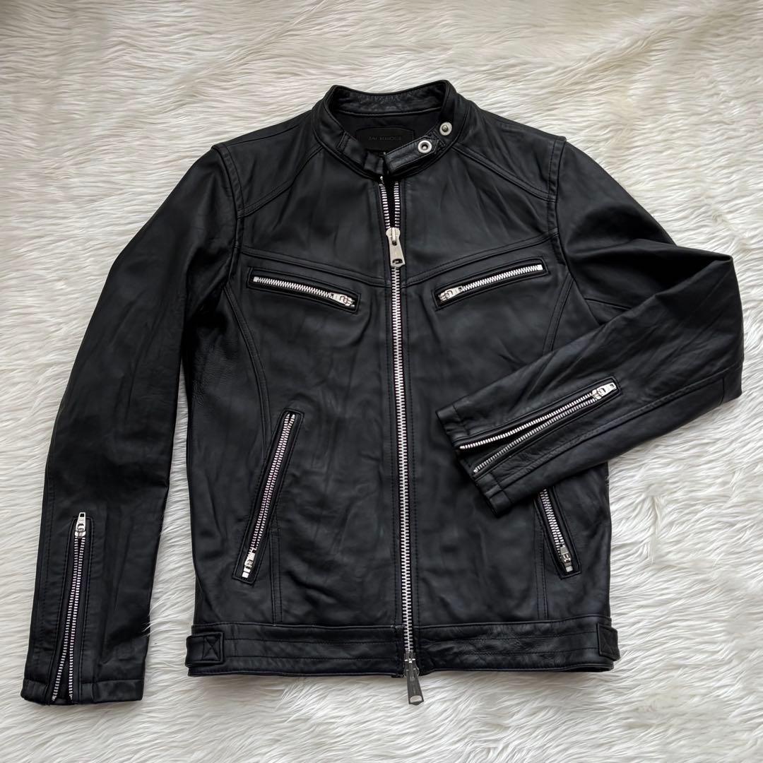 【mさま専用】JACKROSE 羊革 レザージャケット シングルライダース