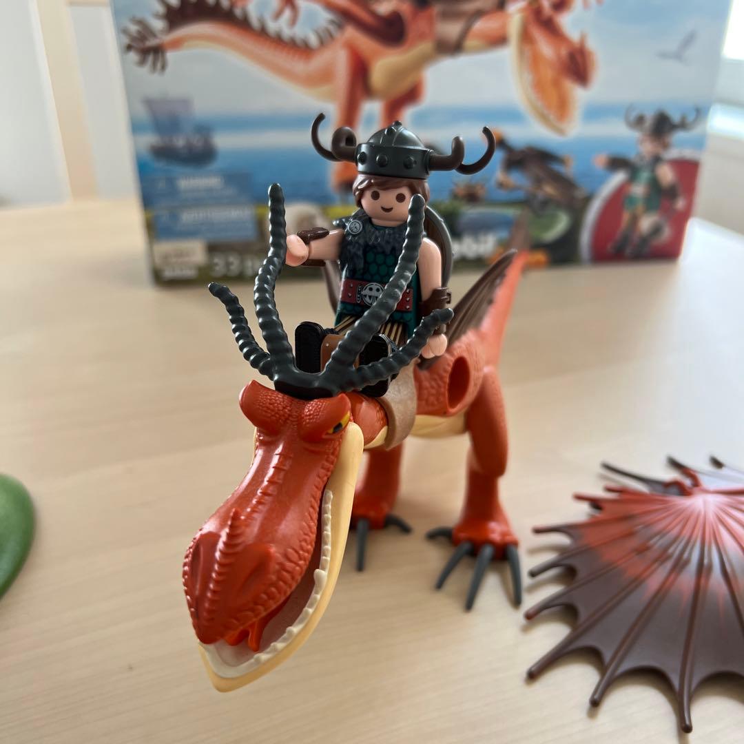 ヒックとドラゴン プレイモービル 9459 フックファング スノット 箱