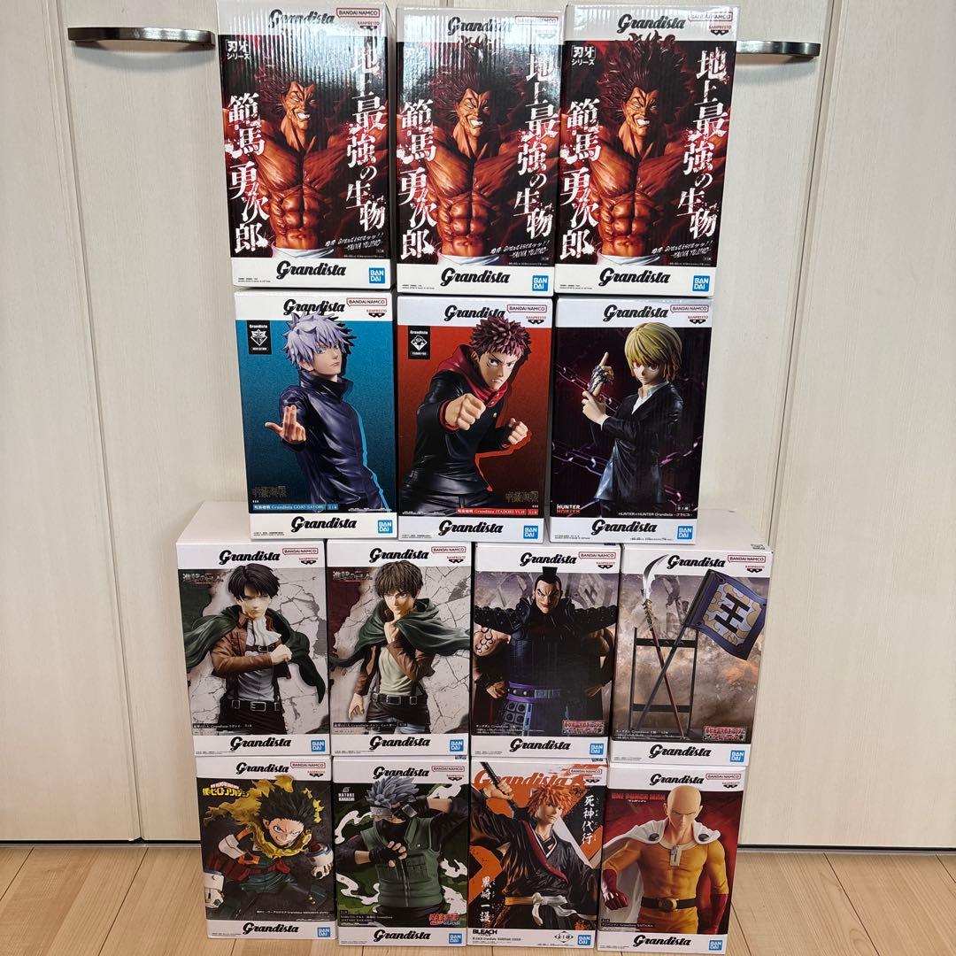 フィギュア まとめ売り 14点 グランディスタ
