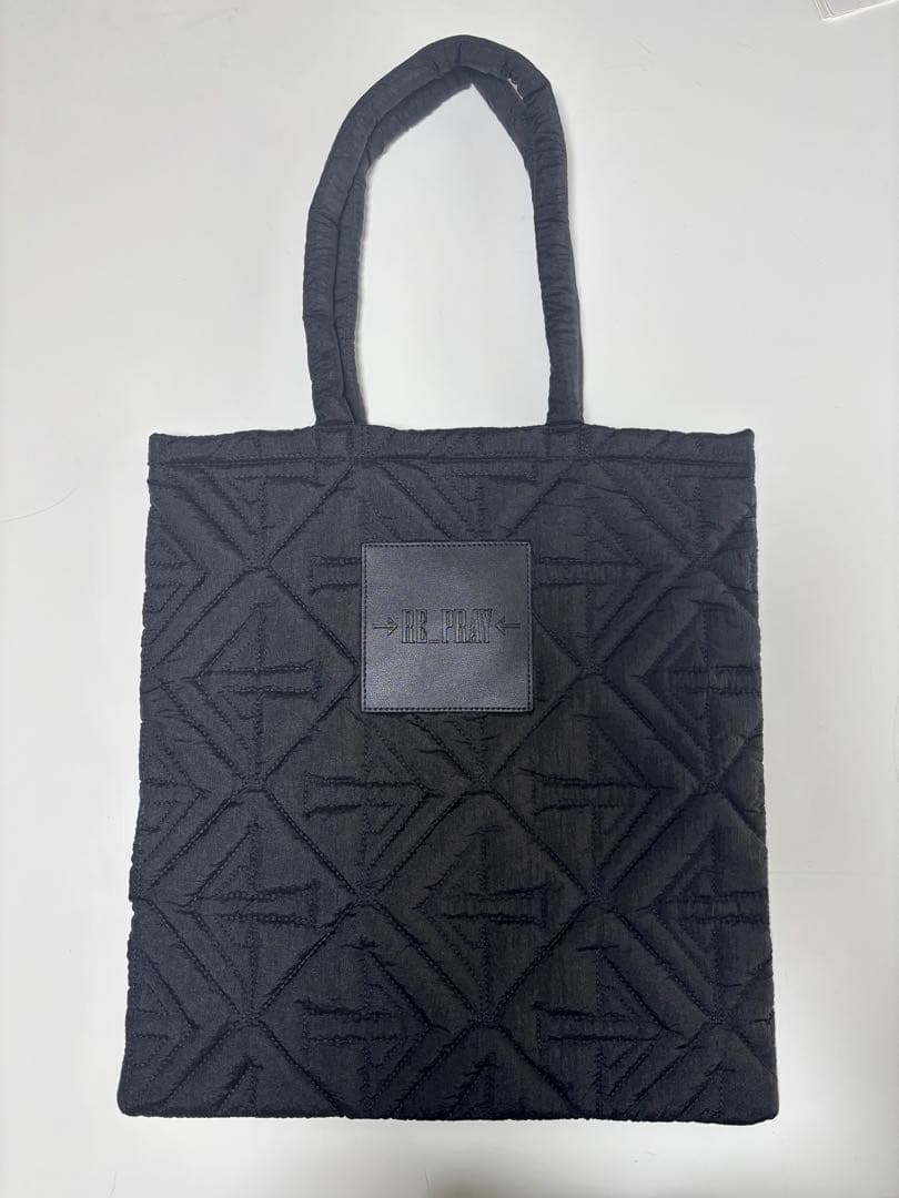 RE_PRAY キルティング トートバッグ 羽生結弦 リプレイ 黒 未使用