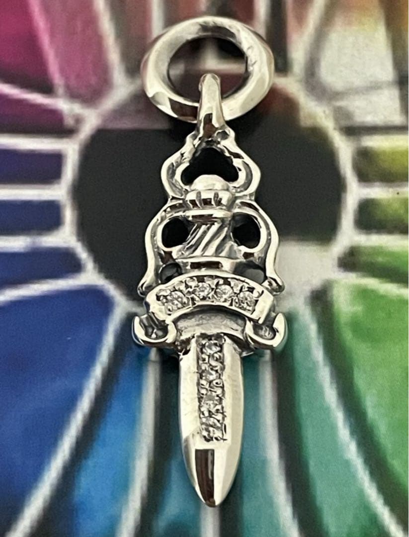 須*樹様 クロムハーツ　ダガー　チャーム　スターリングシルバー925 カスタムパ
