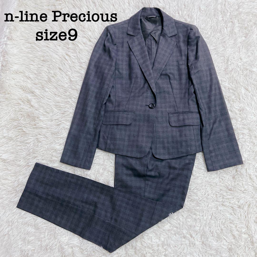 n-line Precious パンツスーツ セットアップ グレー チェック - メルカリ